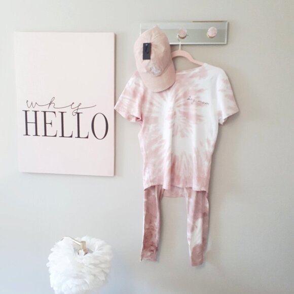 Dreamsicle t-shirt, Ready to Go leggings & David & Young baseball cap bundle set - Picture 11 of 13